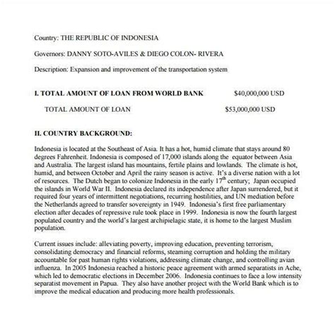 9+ Sample Loan Proposals | Sample Templates