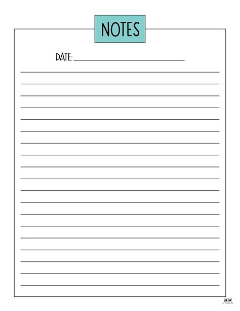 9+ Sample Notes Templates