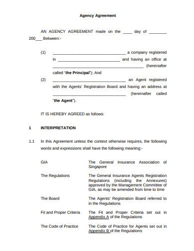 9+ Talent Agency Agreement Templates in PDF