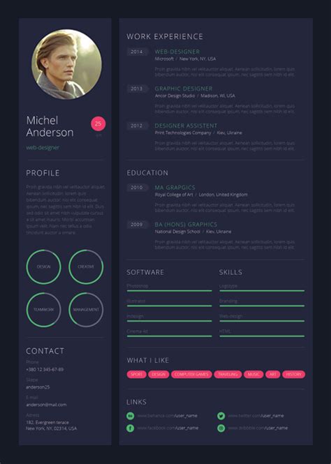 9 Creative Resume Design Tips With Template Examples