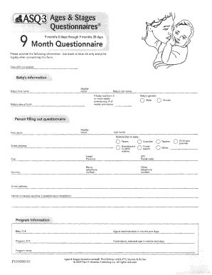 Unlocking the Wonder of Child Development: A Comprehensive Guide to the 9 Month Ages and Stages Questionnaire