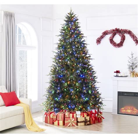 General Foam 9 ft. PreLit Carolina Fir Artificial Christmas Tree with