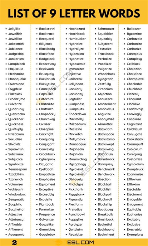 9 letter words starting with bl
