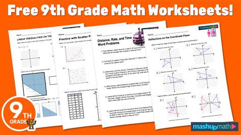 9 Math Lvl Worksheets