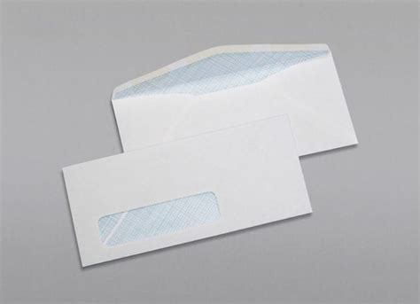 9 security window envelopes