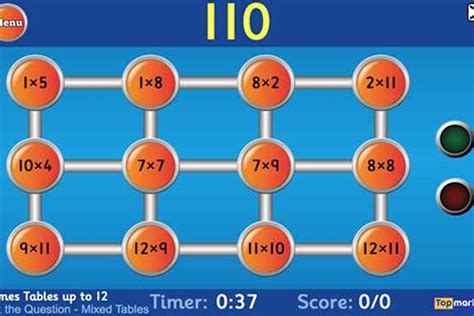 9 times table online games free