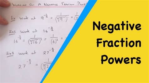 9 to the power of minus 2 as a fraction