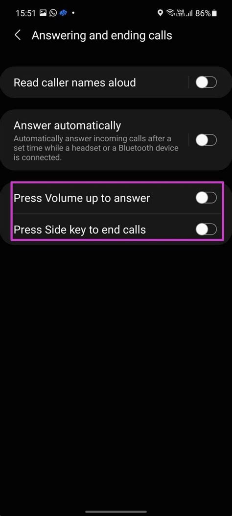 9. Answer/Reject Incoming Calls with Volume and Side Keys