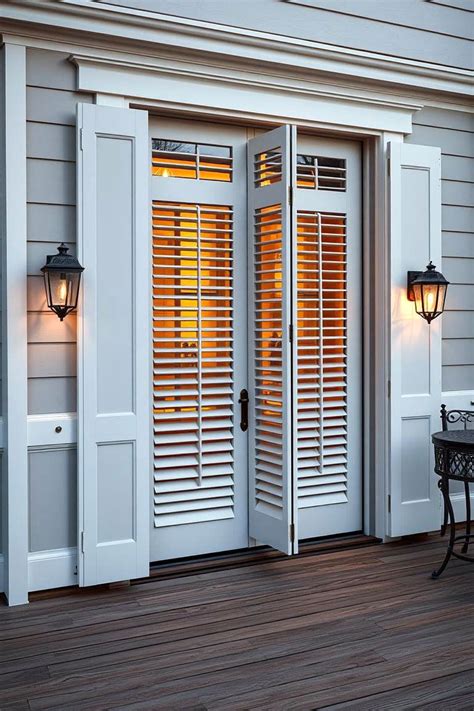 9. Control light and privacy with shutters