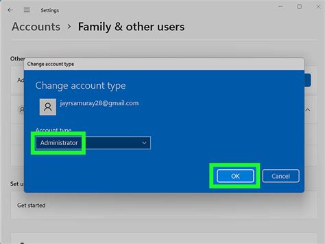 9. Create New Windows 10 User Account