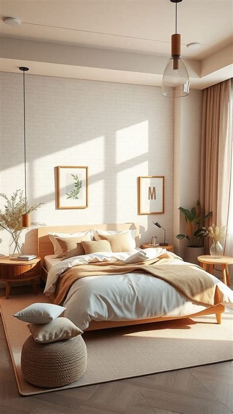 9. Create a calm yet cozy bedroom scheme with neutrals