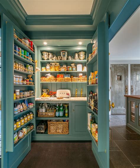 9. Create a three-sided walk-in space with a double pantry