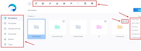 9. Icedrive – Simplest interface