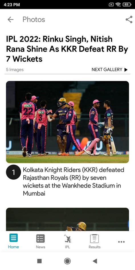 9. NDTV Cricket