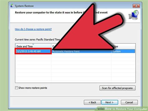 9. Restore Your Computer