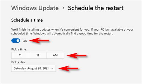 9. Schedule a Windows 11 Restart