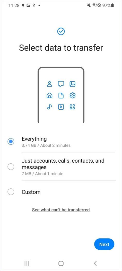 9. Smart Switch Won’t Transfer Email Contacts and Calendars