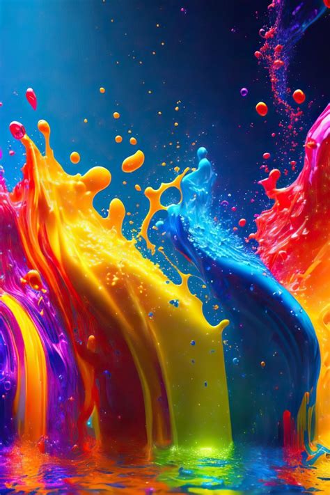 9. Starry splash iPhone wallpaper