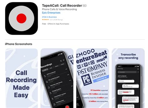 9. TapeACall: Call Recorder