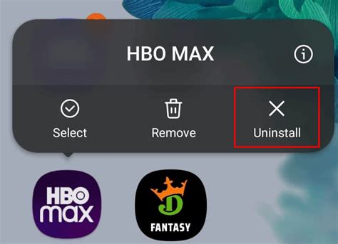 9. Uninstall HBO Max