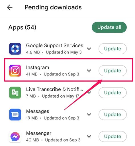 9. Update Your Instagram App