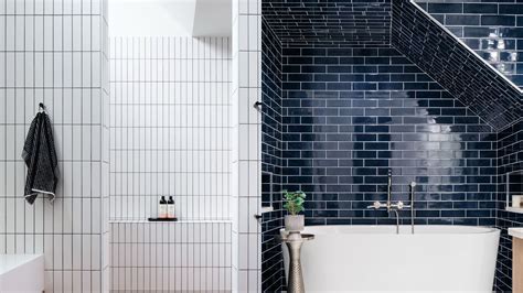9. Use rectangular tiles vertically in a small bathroom