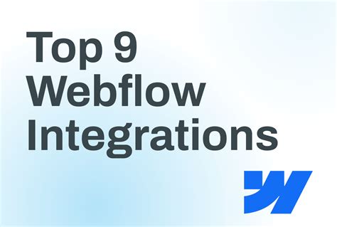9. Webflow