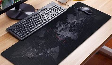 90 X 40 Mouse Pad Gaming Black Gaming Office Large