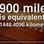 900 miles to kilometers
