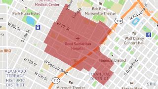 Los Angeles Zip Code Map SOUTH (County Areas colorized) Otto Maps