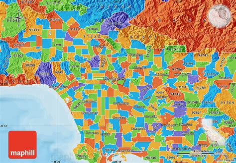 90033 Zip Code Map