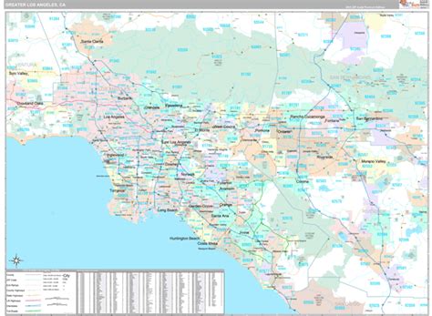 90065 Zip Code Map