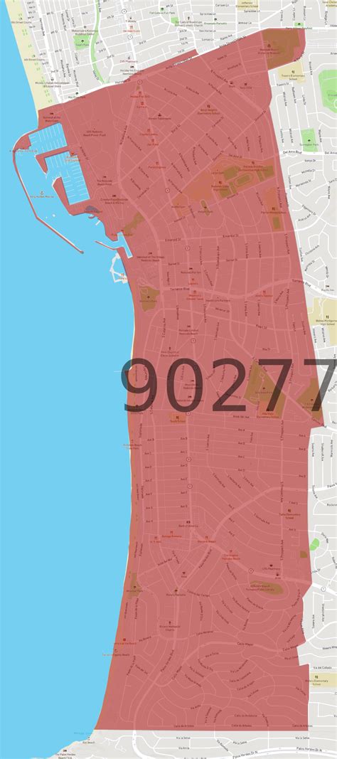 90277 Zip Code Map