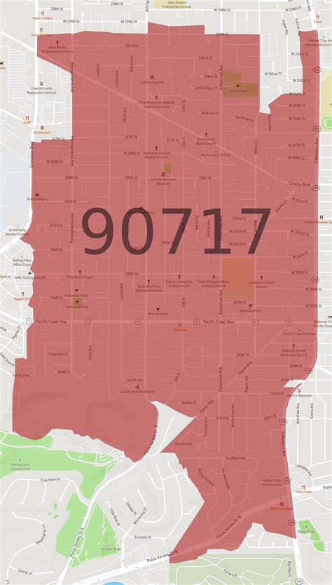90717 Zip Code Map