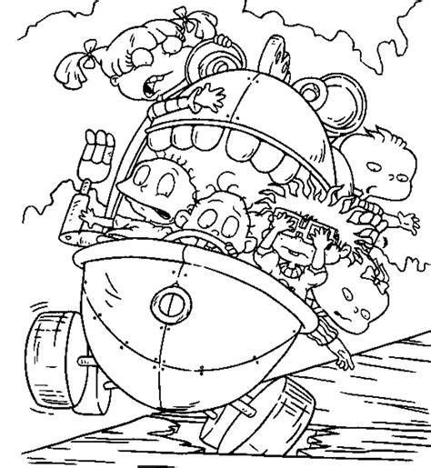 90s Cartoon Coloring Pages