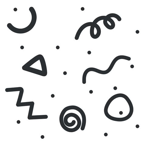 90s Squiggle Pattern