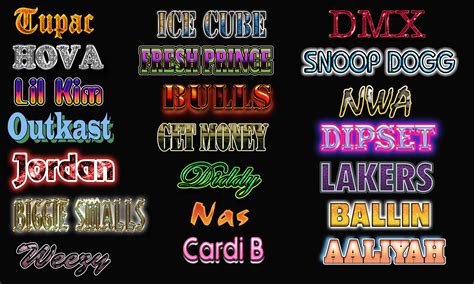 Create Cool Designs with 90s Rap Font Generator - Unleash Your Inner Hip-Hop Artist!