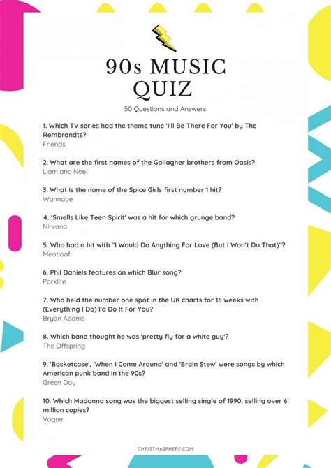 90s trivia questions and answers multiple choice general knowledge