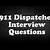 911 dispatcher interview questions