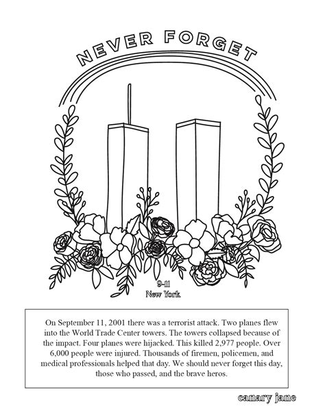 911 Coloring Pages Free Printable