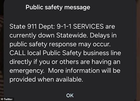 911 outage states