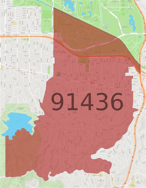 91436 Zip Code Map
