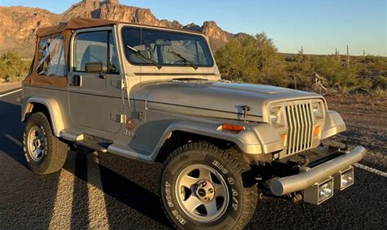 92 jeep wrangler sahara for sale