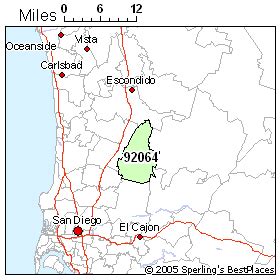 92064 Zip Code Map