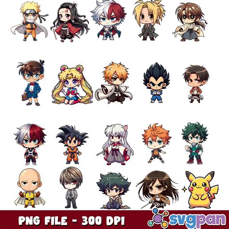 Download 921+ Mega Bundle Chibi Character PNG Printable