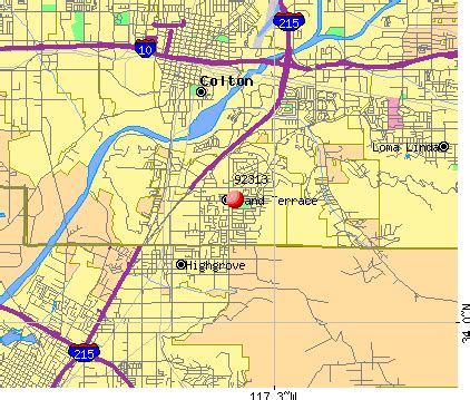 92313 Zip Code Map