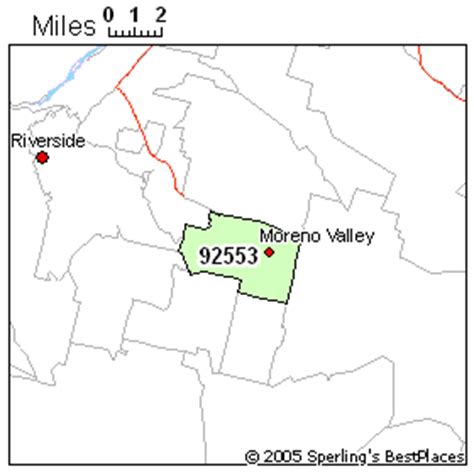 92553 Zip Code Map