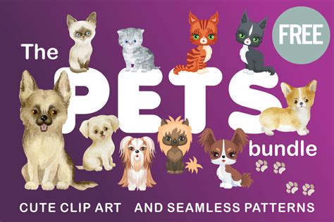 Download 938  The Pets Bundle PSD Commercial Use For Crafts