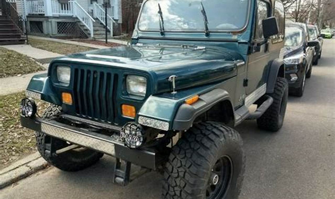 95 jeep wrangler yj for sale