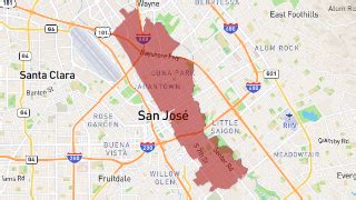 95112 Zip Code Map